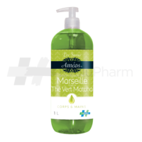 Améos® Savon liquide de Marseille Thé Vert 1 L