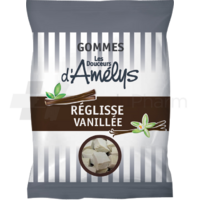 Les Douceurs d'Amelys Gommes réglisse vanillée 100 g