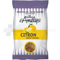 Les Douceurs d'Amelys Pastilles sans sucre citron 80 g