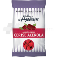 Les Douceurs d'Amelys Pastilles sans sucre cerise acérola 80 g