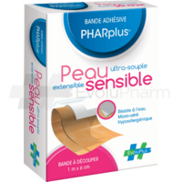PHARplus® Bande Peaux sensibles - 1 m x 6 cm