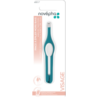 Novépha Pince à épiler mors biais
