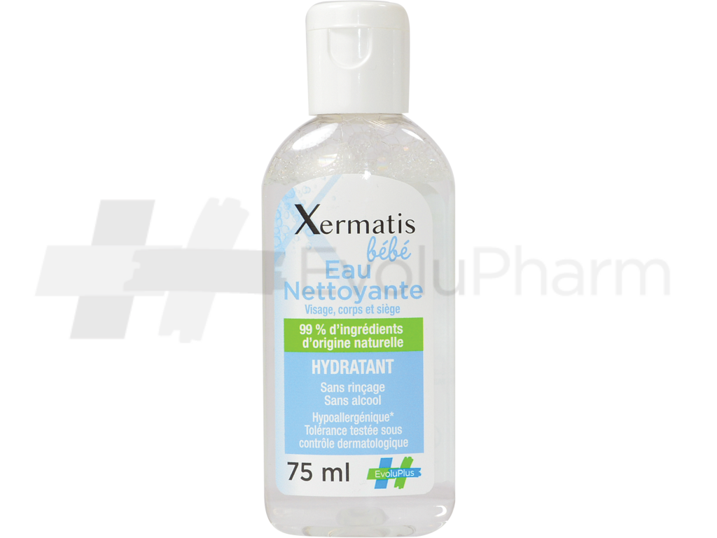 Xermatis Eau nettoyante 75 ml - EvoluPharm