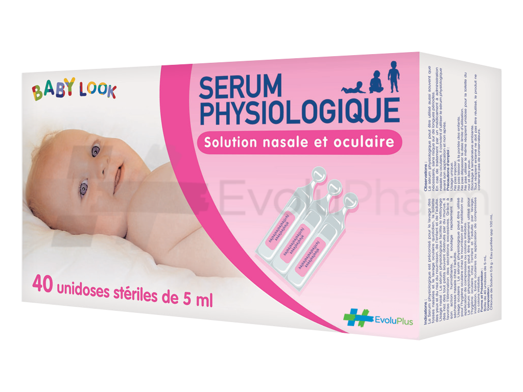 Baby Look Sérum Physiologique 5 ml 40 unidoses - EvoluPharm