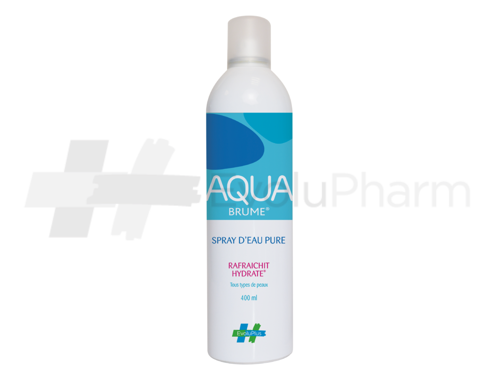 Aqua Brume® spray d'eau pure 400 ml - EvoluPharm