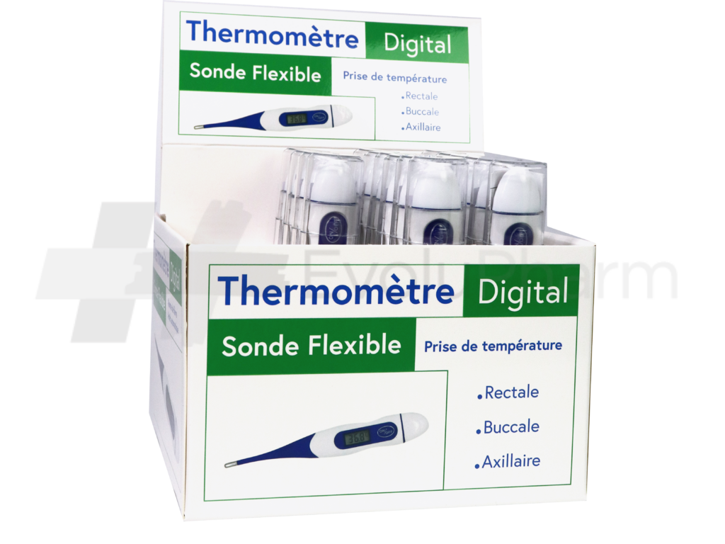 Thermomètre bébé pour une utilisation rectale et orale