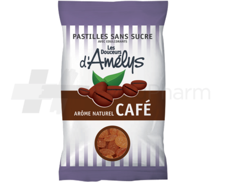 Les Douceurs d'Amelys Pastilles sans sucre café 80 g
