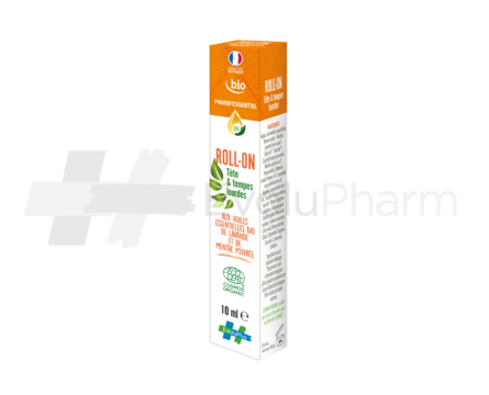 Pharm'Essentiel Bio Roll-on Tête & tempes lourdes