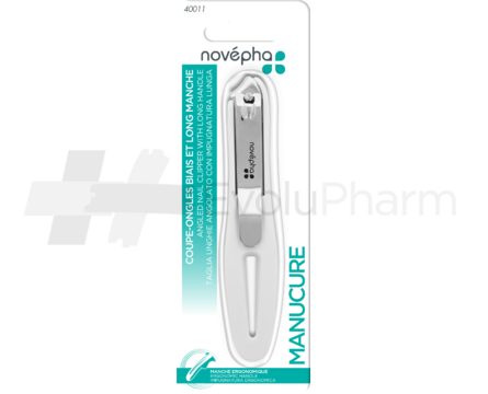 Novépha Coupe ongles biais à long manche