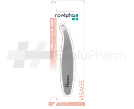 Novépha Pince à épiler large