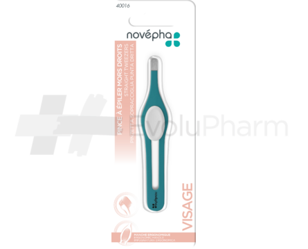Novépha Pince à épiler mors droit