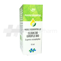 Pharm'Essentiel Huile Essentielle de Clou de Girofle Bio 10 ml
