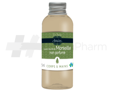 Améos® Savon liquide de Marseille non parfumé 75 ml