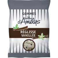 Les Douceurs d'Amelys Gommes réglisse vanillée 100 g