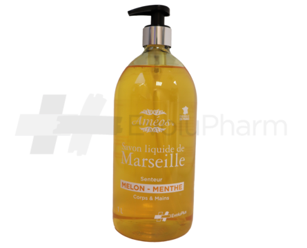 Améos® Savon liquide de Marseille Melon menthe 1 L