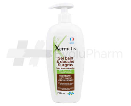 Xermatis Gel bain & douche surgras 750 ml