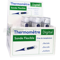 Thermomètre rectal flexible