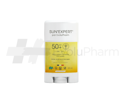 SUN+EXPERT® Stick solaire SPF50 20ml en présentoir