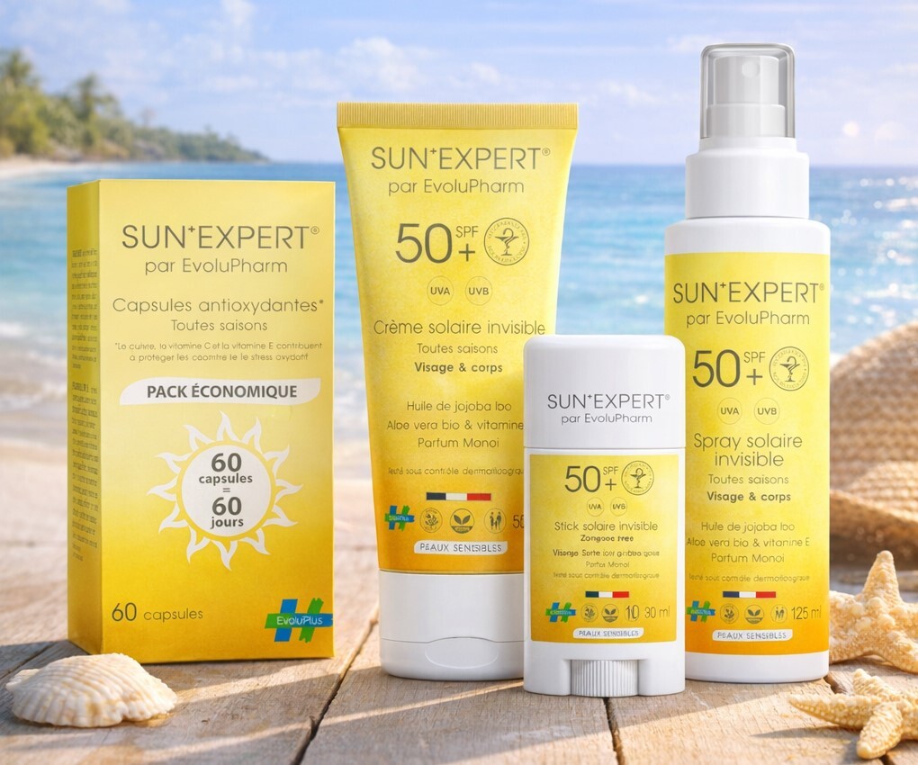 Les Solaires : SUN'EXPERT par EVOLUPHARM®